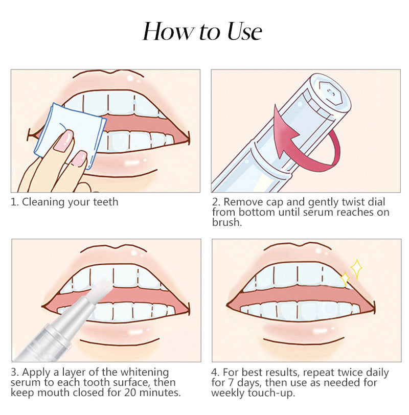 Teeth Whitening Pen Cleaning