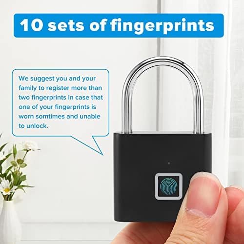 Fingerprint Padlock-قفل بصمة الإصبع