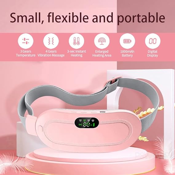 "FlowCare™ Period Relief Belt – Smart Comfort for Menstrual Cramp Relief"