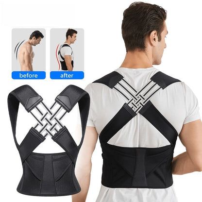 Back Brace Posture Corrector for Women and Men with Spine Vertical Alignment System,
