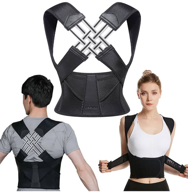 Back Brace Posture Corrector for Women and Men with Spine Vertical Alignment System,