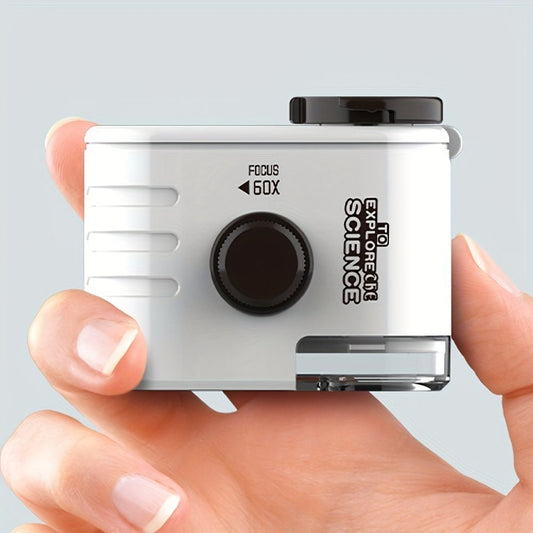 Mini Mobile Phone Microscope, 60x Pocket Microscope,